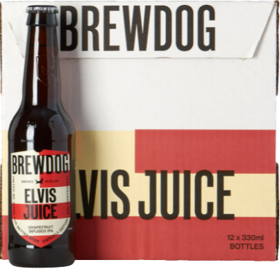 Brewdog Elvis Juice doos met 12 flesjes van 33cl